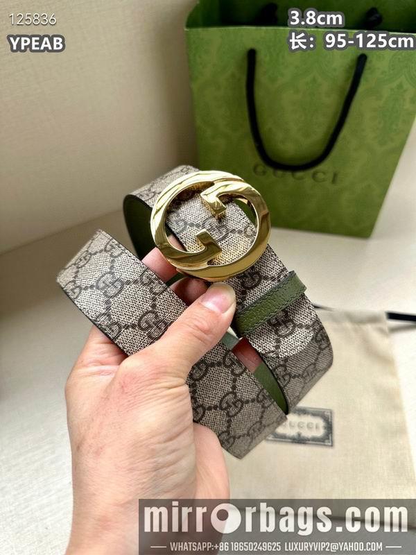 Replica Gucci belt 38mmX95-125cm 8L08