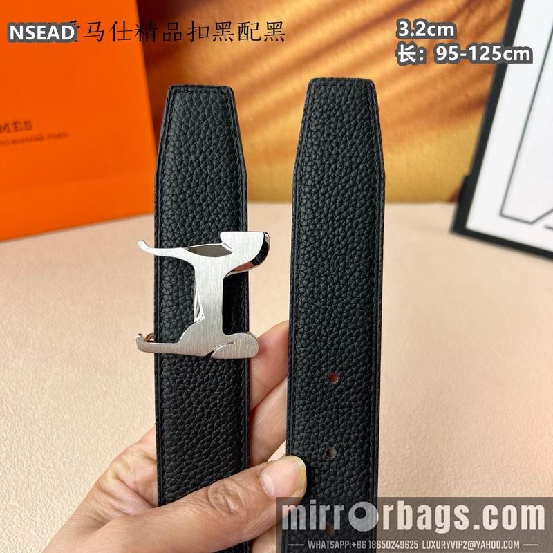 Replica Hermes belt 32mmX95-125cm 8L32
