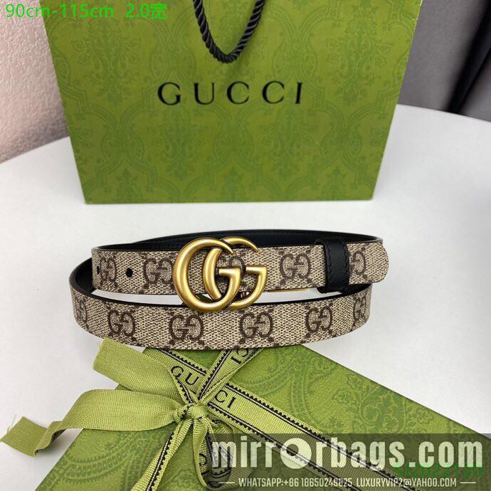Replica Gucci Belt 20mmX90-115cm 7D04