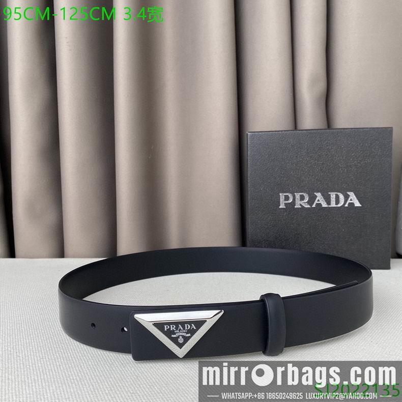 Replica Prada Belt 34mmX95-125cm 7D04