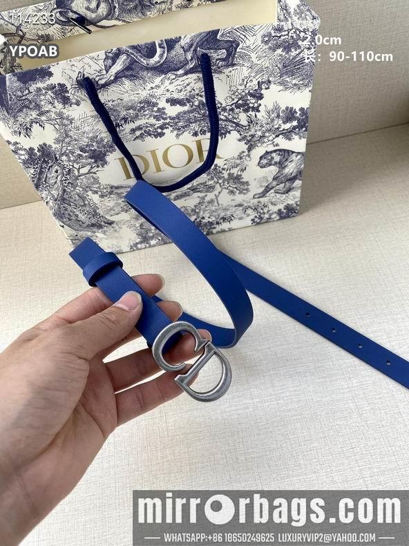 Replica Dior Belt 20mmX90-110cm 8L03