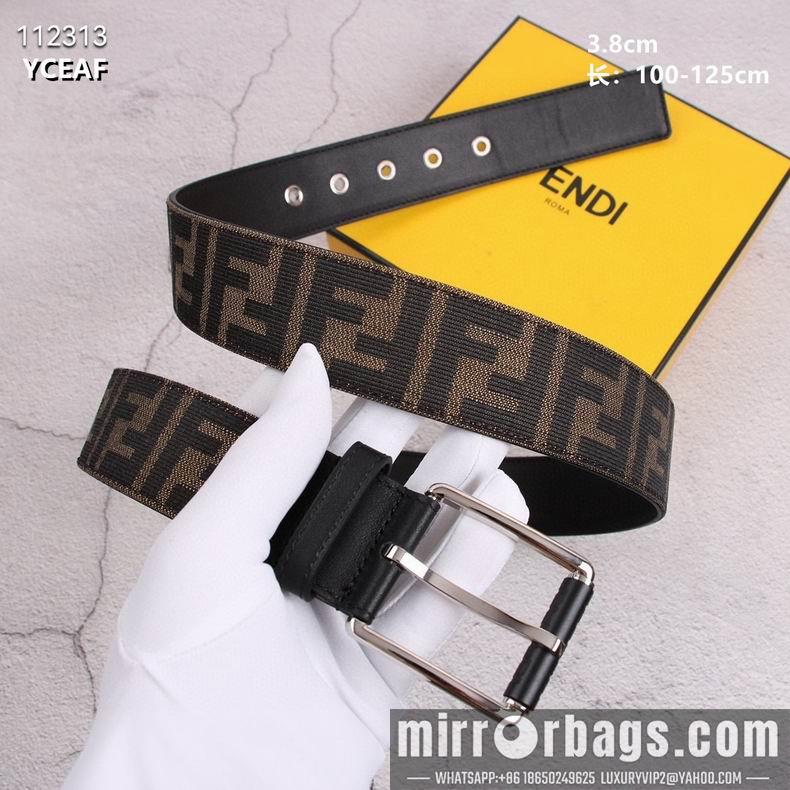 Replica Fendi Belt 38mmX100-125CM 8L20
