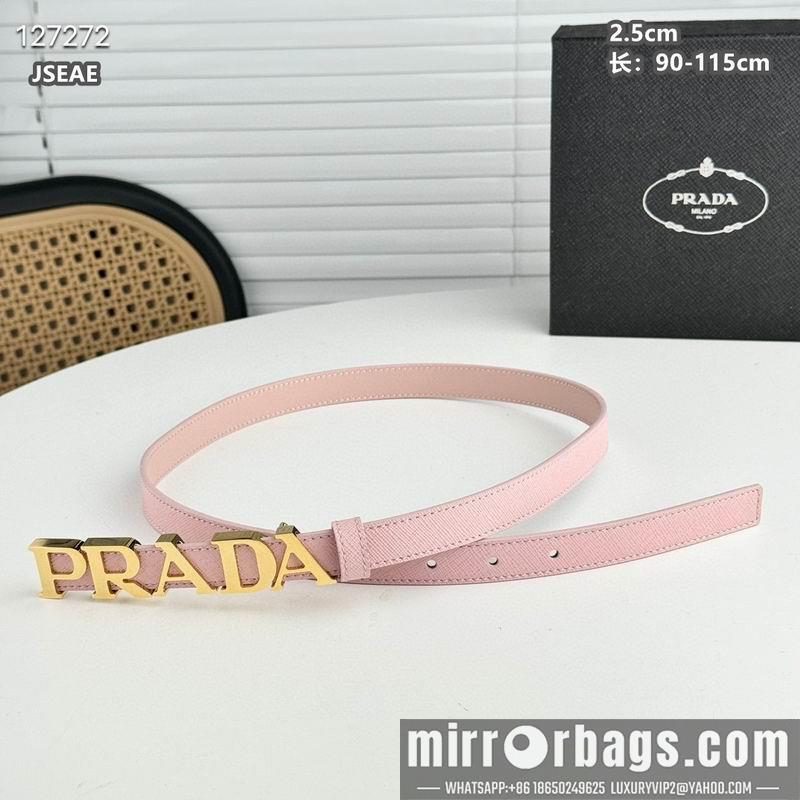 Replica Prada belt 25mmX90-115cm 8L04
