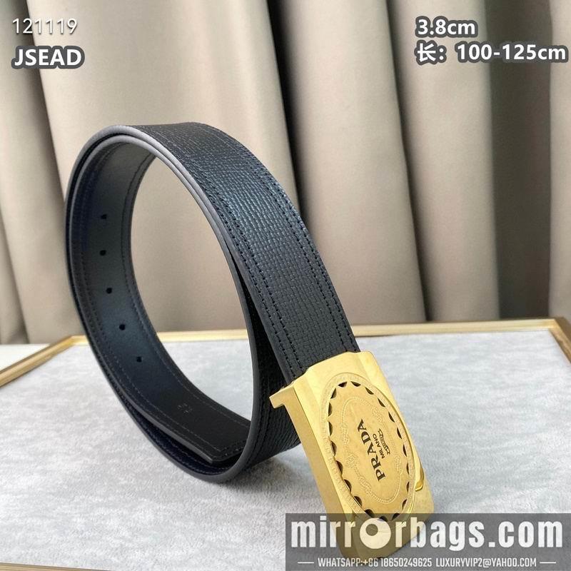 Replica Prada belt 38mmX100-125cm 8L08