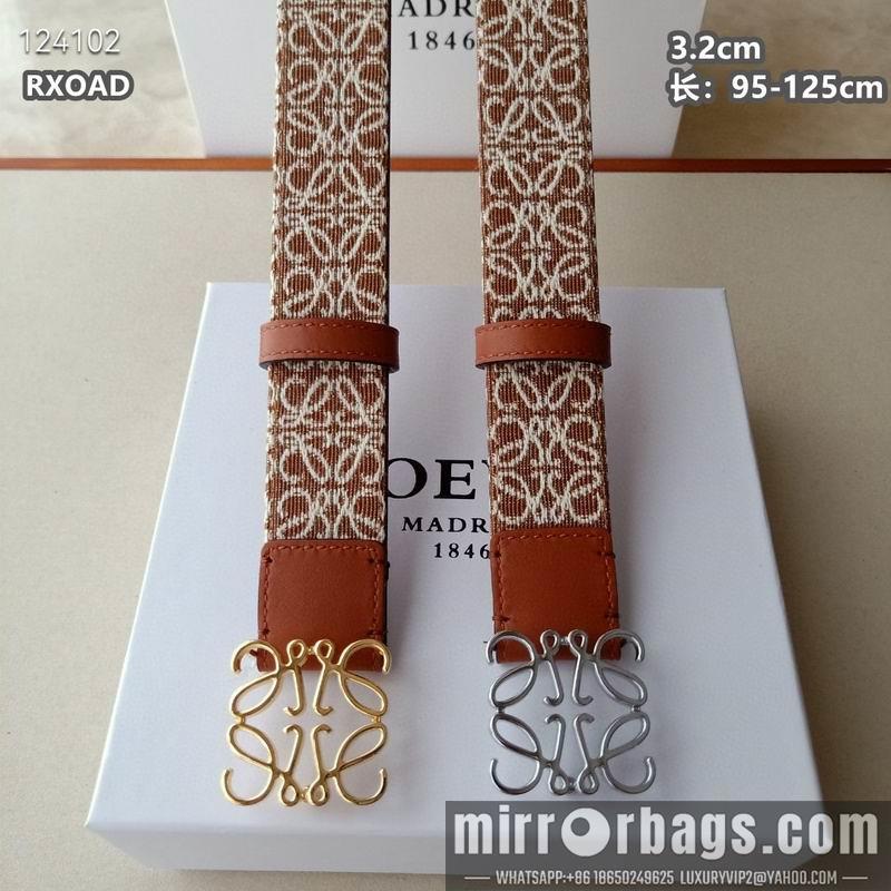 Replica Loewe belt 32mmX95-125cm 8L01