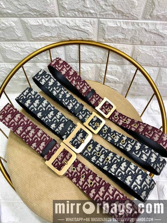 Replica Dior Belt 34mmX95-125cm 7D23