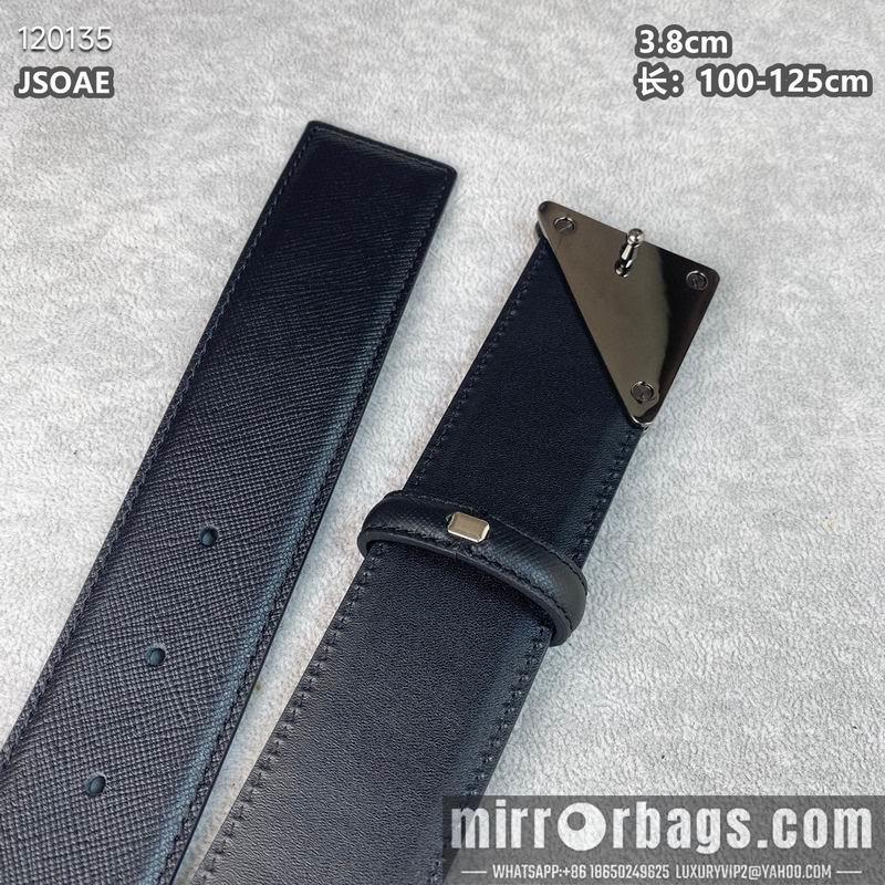 Replica Prada belt 38mmX100-125cm 8L072001