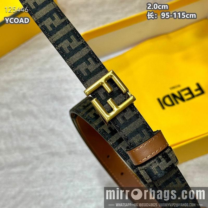 Replica Fendi belt 20mmX95-115cm 8L13