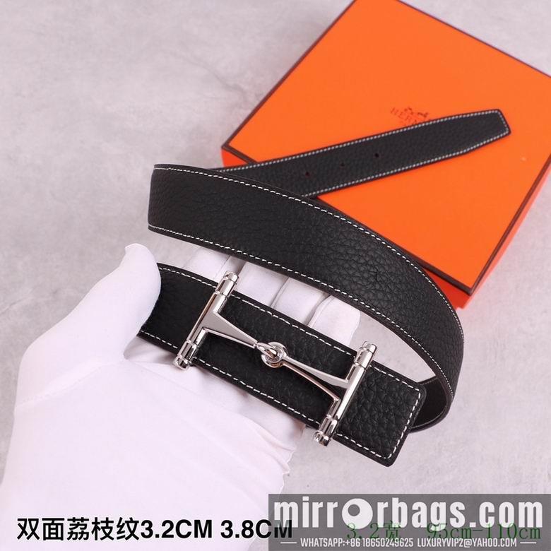 Replica Hermes Belt 32mmX95-110cm 7D24