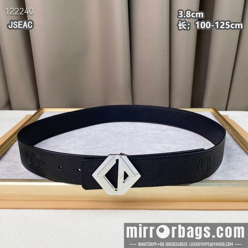 Replica Dior belt 38mmX100-125cm 8L08