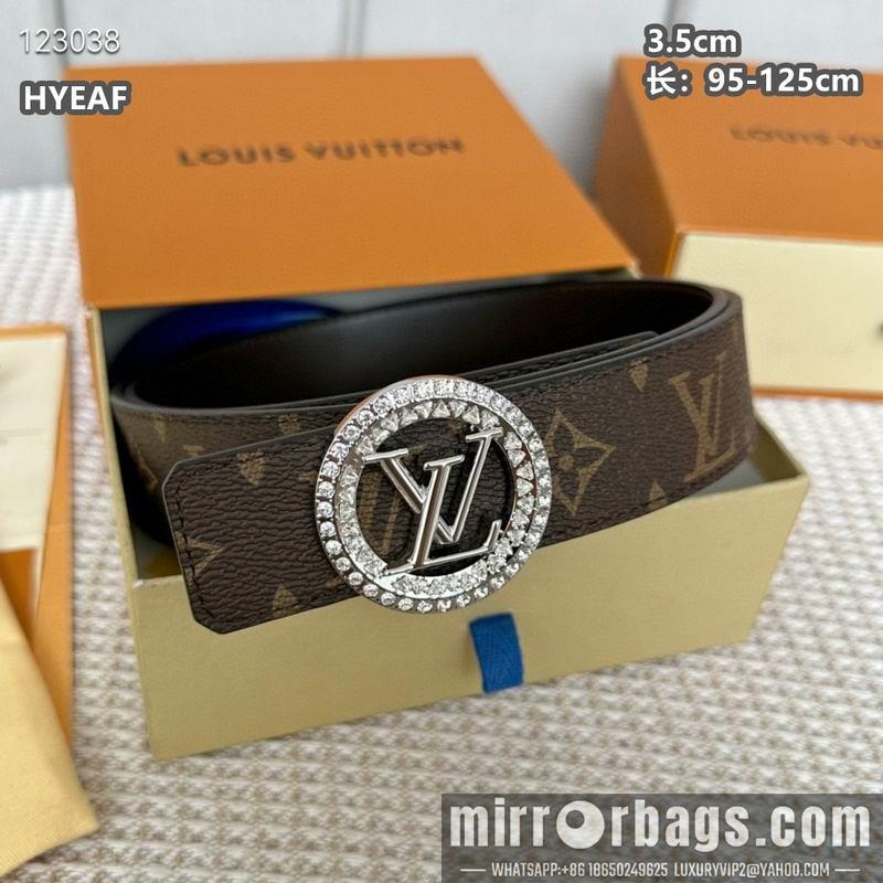 Replica LV belt 35mmX95-125cm 8L02