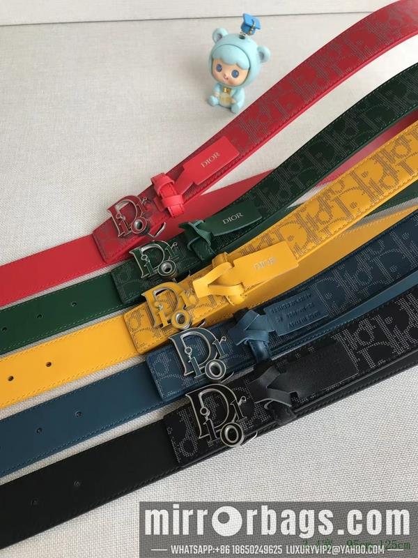 Replica Dior Belt 34mmX95-125cm 7D01