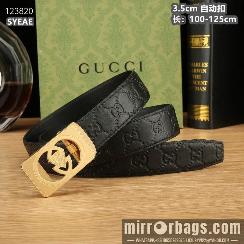 Replica Gucci belt 35mmX100-125cm 8L48