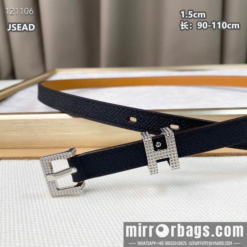 Replica Hermes belt 15mmX90-110cm 8L01