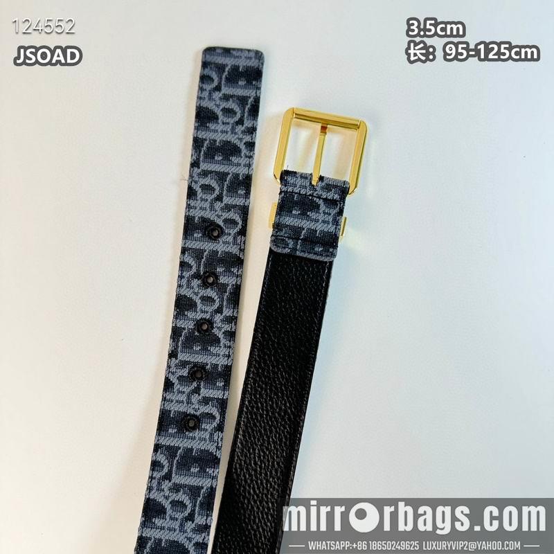 Replica Dior belt 35mmX95-125cm 8L28
