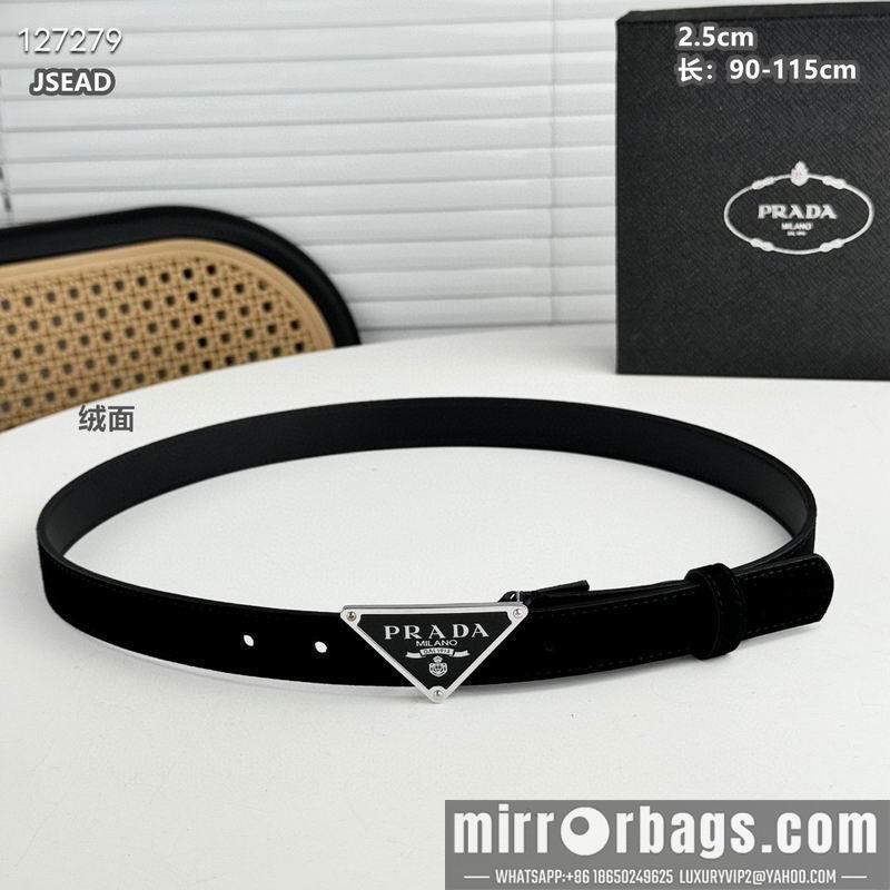 Replica Prada belt 25mmX90-115cm 8L02