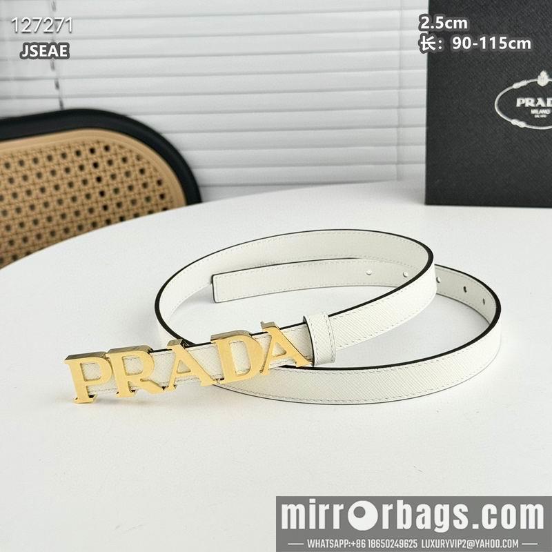Replica Prada belt 25mmX90-115cm 8L04