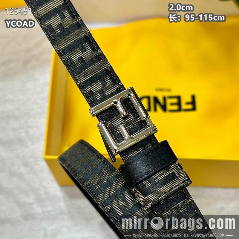 Replica Fendi belt 20mmX95-115cm 8L13