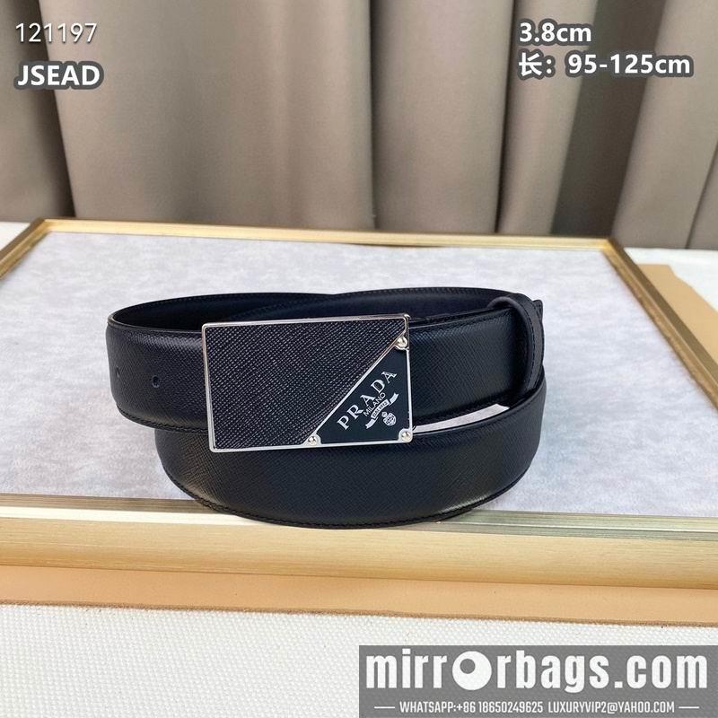 Replica Prada belt 38mmX95-125cm 8L03