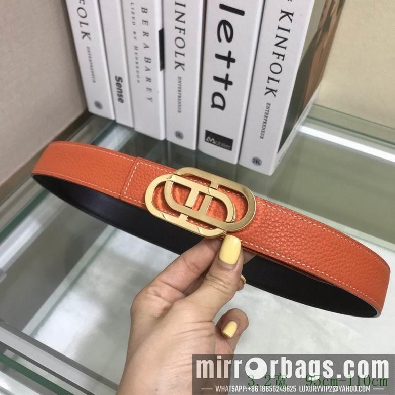 Replica Hermes Belt 32mmX95-110cm 7D25