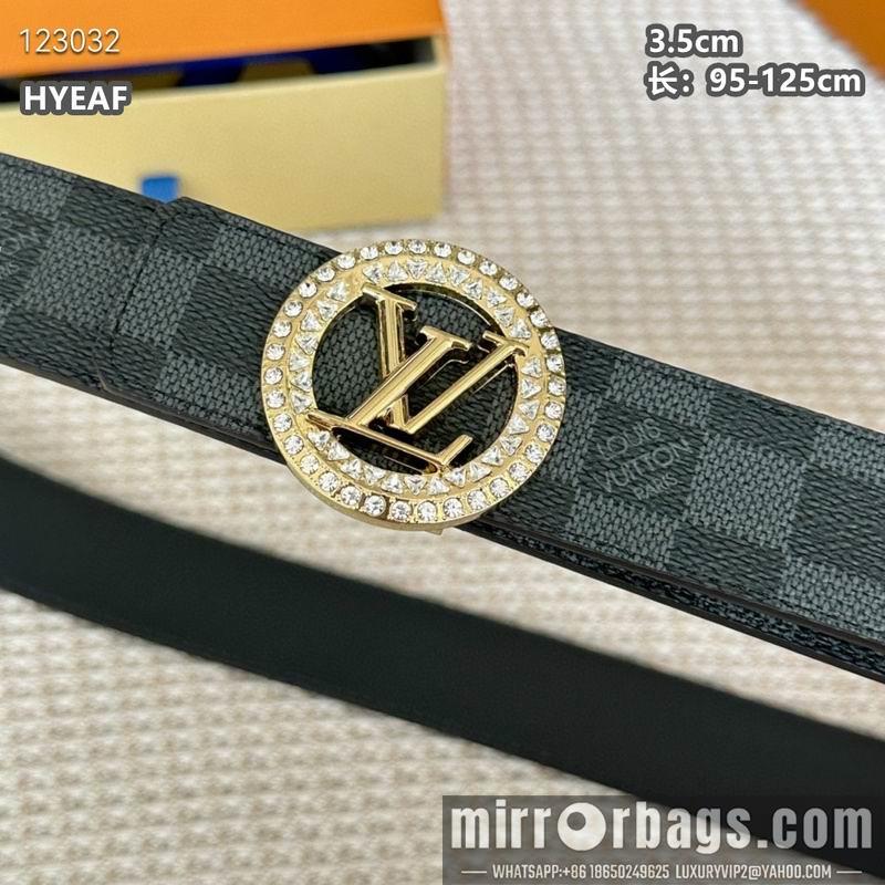 Replica LV belt 35mmX95-125cm 8L02