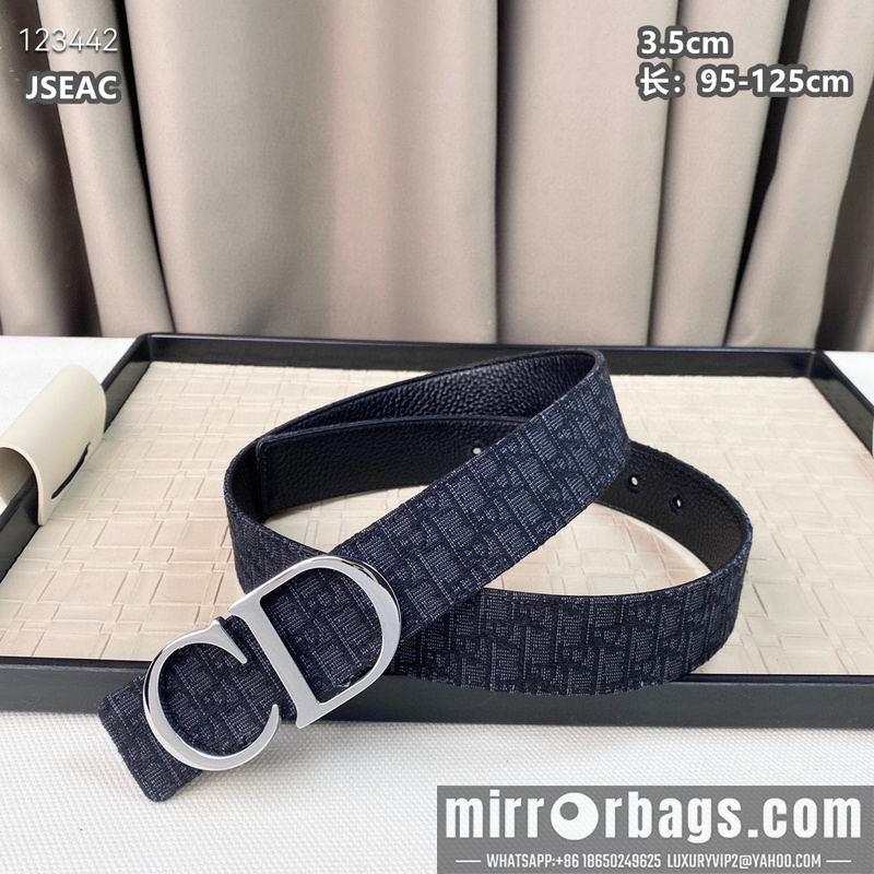 Replica Dior belt 35mmX95-125cm 8L24