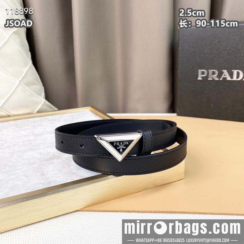 Replica Prada belt 25mmX90-115cm 8L040801
