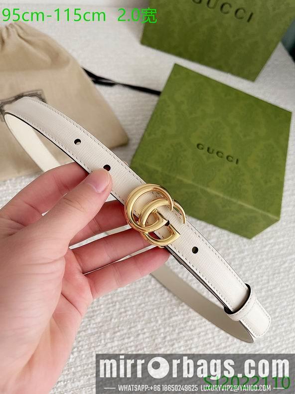 Replica Gucci belt 20mmX95-115cm 7D02