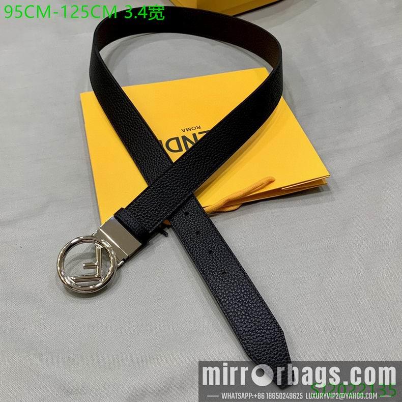 Replica Fendi Belt 34mmX95-125cm 7D06