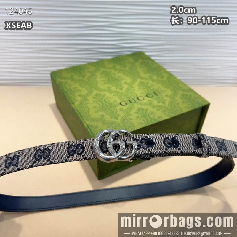 Replica Gucci belt 20mmX90-115cm 8L21