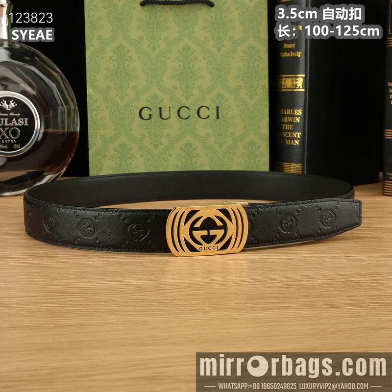 Replica Gucci belt 35mmX100-125cm 8L45