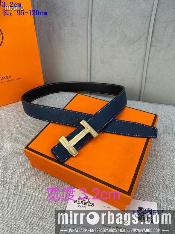 Replica Hermes Belt 32mmX95-125cm 8L01