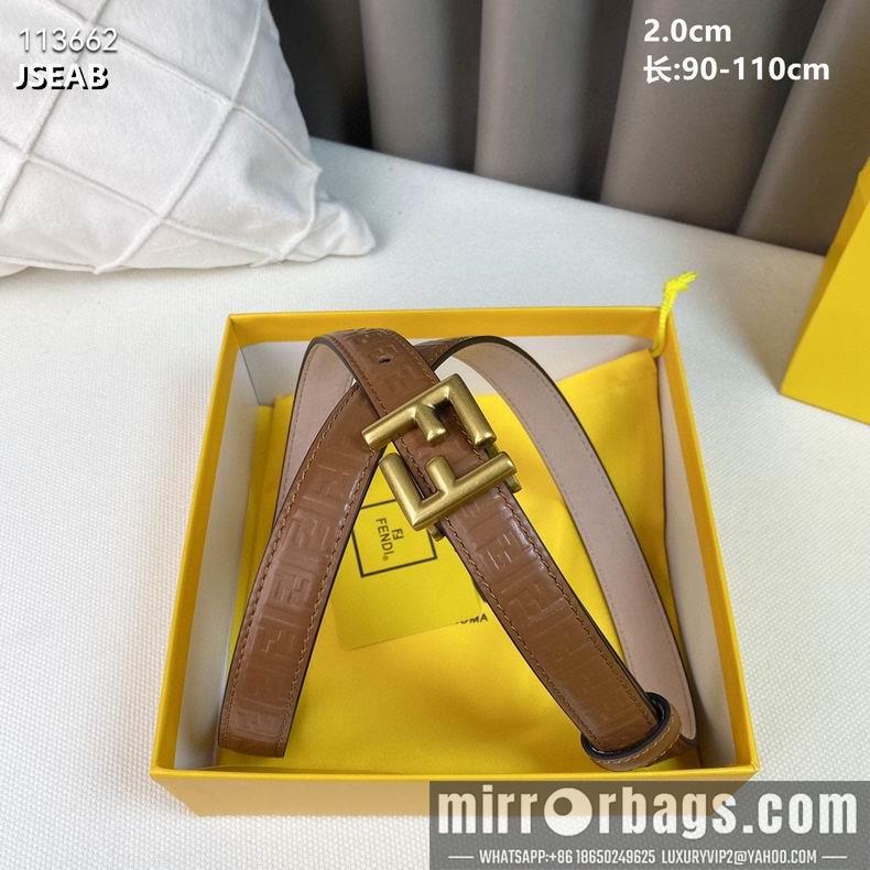 Replica Fendi Belt 20mmX90-110cm 8L08
