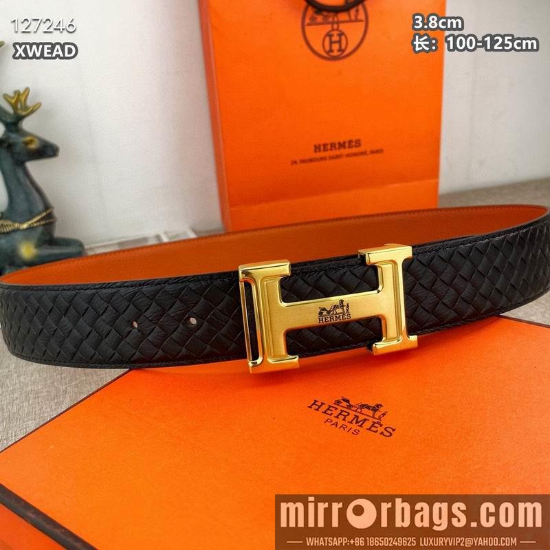 Replica Hermes belt 38mmX100-125cm 8L56