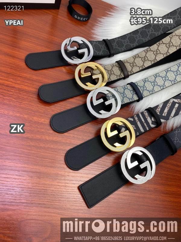 Replica Gucci belt 38mmX95-125cm 8L20