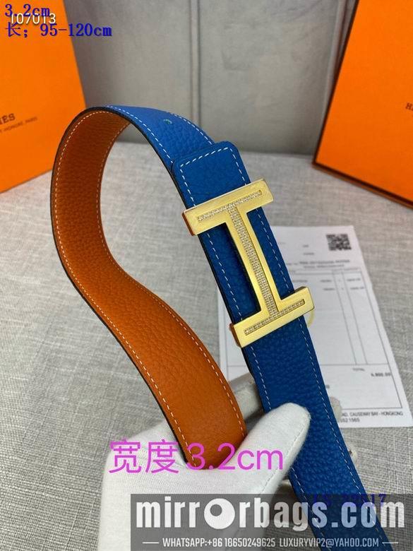 Replica Hermes Belt 32mmX95-125cm 8L01