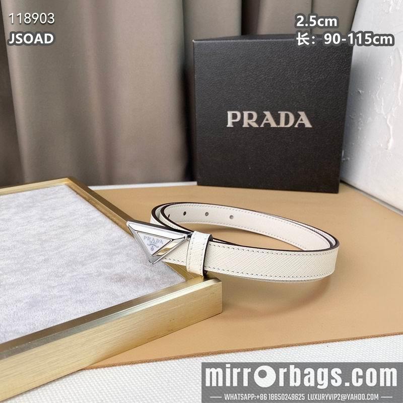 Replica Prada belt 25mmX90-115cm 8L040801