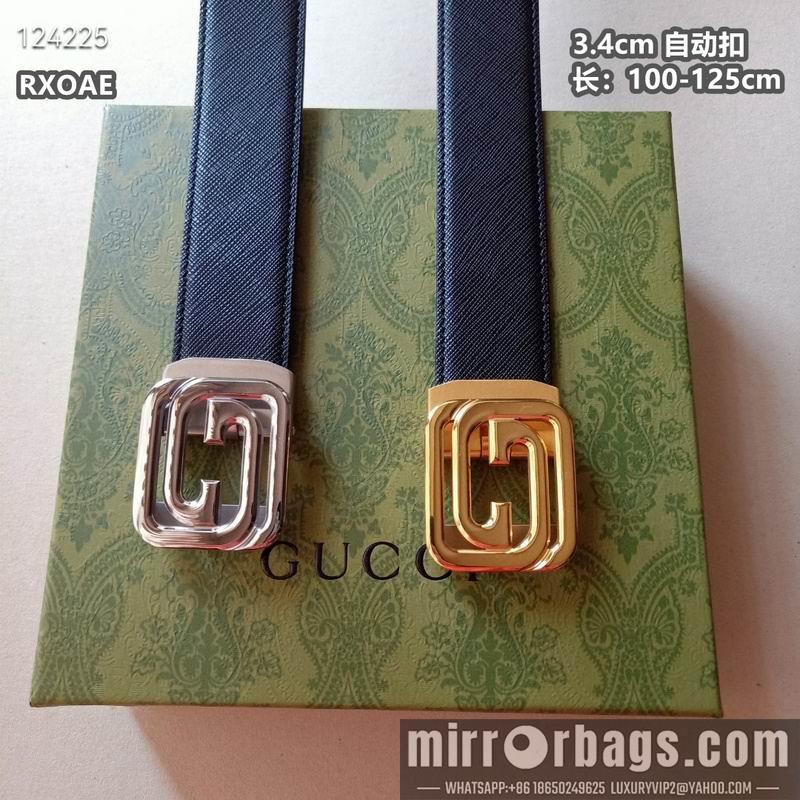 Replica Gucci belt 34mmX100-125cm 8L21