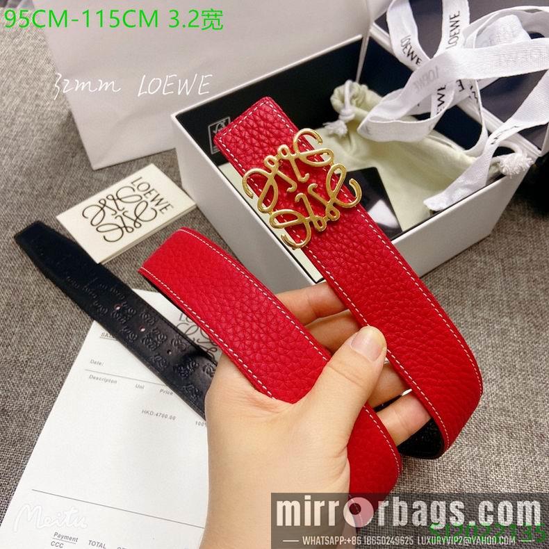 Replica Loewe Belt 32mmX95-115cm 7D01