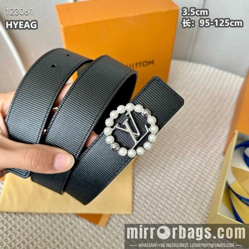 Replica LV belt 35mmX95-125cm 8L01