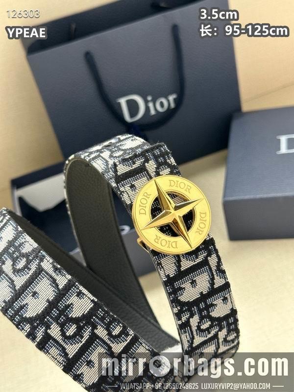 Replica Dior belt 35mmX95-125cm 8L17