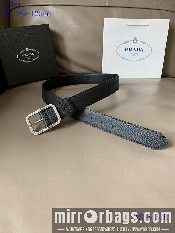 Replica Parda Belt 34mmX95-125cm 8L01