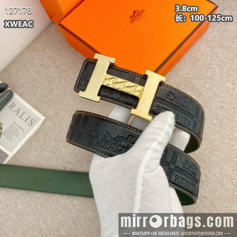 Replica Hermes belt 38mmX100-125cm 8L37