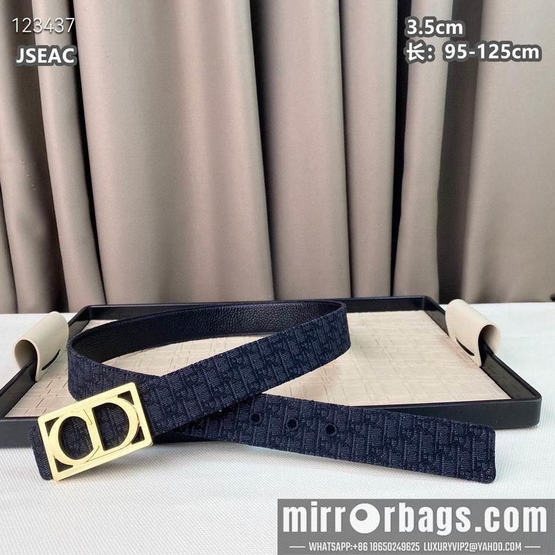Replica Dior belt 35mmX95-125cm 8L25