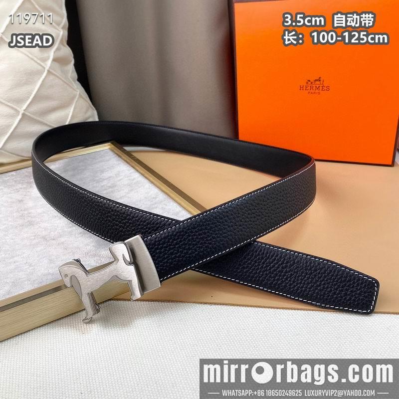 Replica Hermes belt 自动带35mmX100-125cm 8L040801