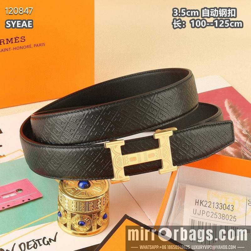 Replica Hermes belt 自动带35mmX95-125cm 8L072009