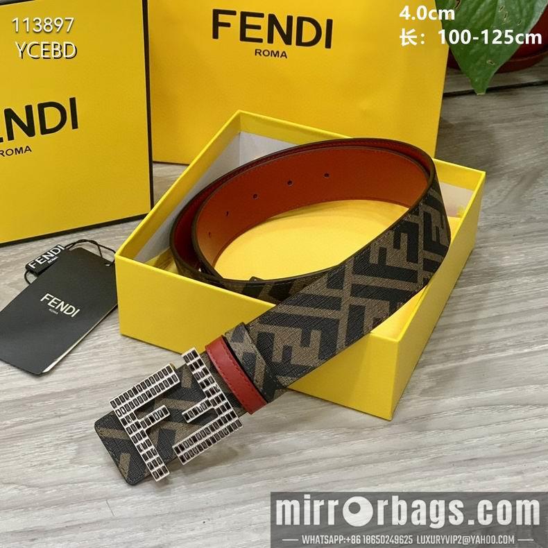 Replica Fendi Belt 40mmX100-125cm 8L73