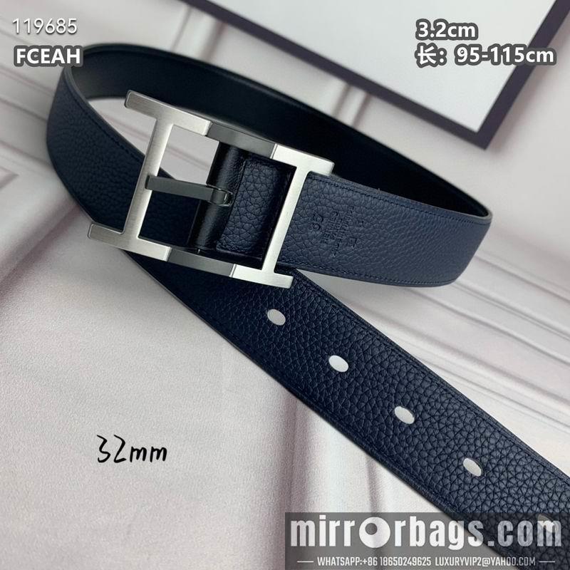 Replica Hermes belt 32mmX95-125cm 8L040803