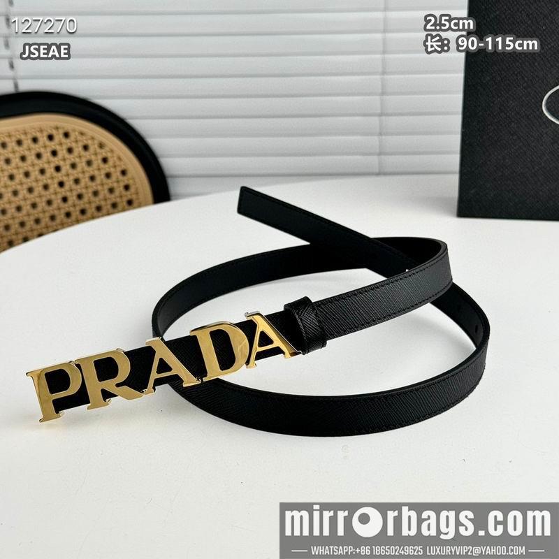 Replica Prada belt 25mmX90-115cm 8L04