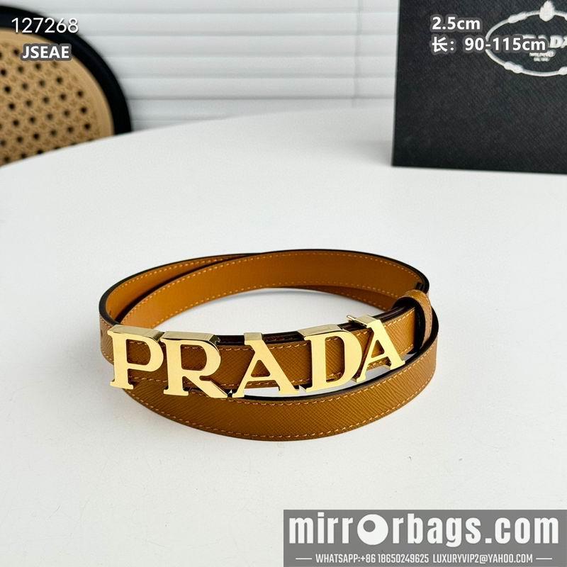 Replica Prada belt 25mmX90-115cm 8L04